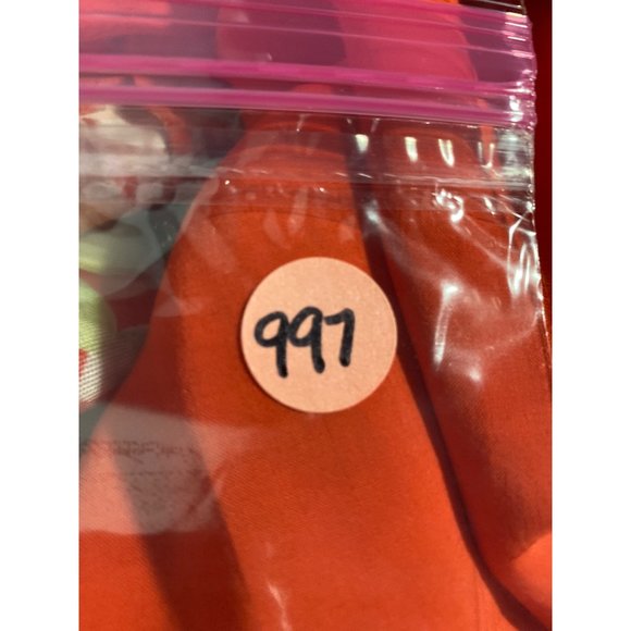 J Jill M Wrap Dress Viscose Coral Green White Pink Floral Flutter Sl Ruffle Trim - Picture 9 of 9